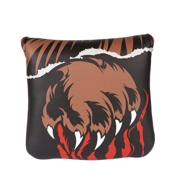 Dark Brown Bear Claw Square Head Cover